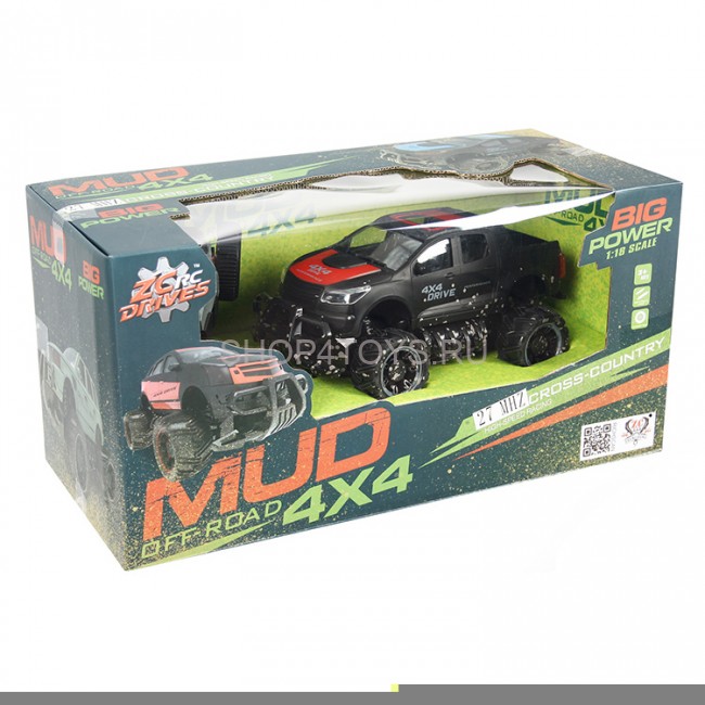 Радиоуправляемый джип MUD Off-Road 4X4 Red 2.4G - 333-MUD21A-R