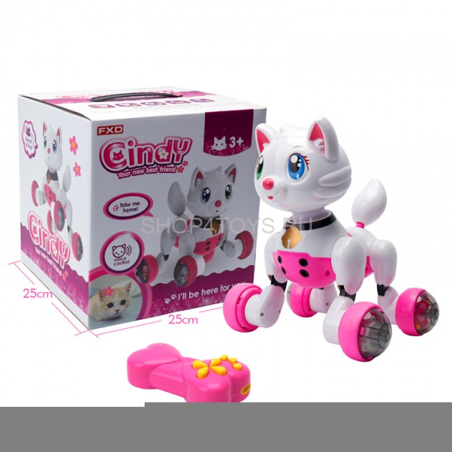 Радиоуправляемая интерактивная кошка Cindy - MG013