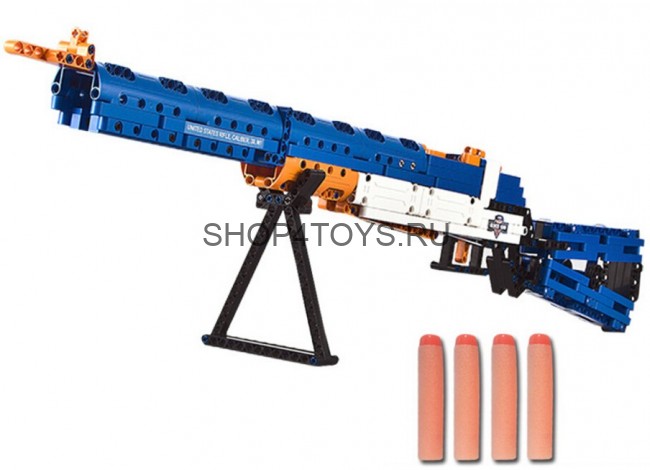 Конструктор Double E Cada Technics, винтовка М1, 583 детали, стреляет пульками - C81002W Конструктор Double E Cada Technics, винтовка М1, 583 детали, стреляет пульками - C81002W