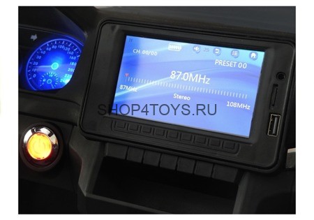 Детский электромобиль Volkswagen Amarok Black 4WD MP4 - DMD-298-BLACK-MP4