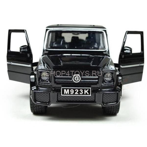 Металлическая модель Mercedes G55 Black (свет, звук, инерция) - M923K Металлическая модель Mercedes G55 Black (свет, звук, инерция) - M923K