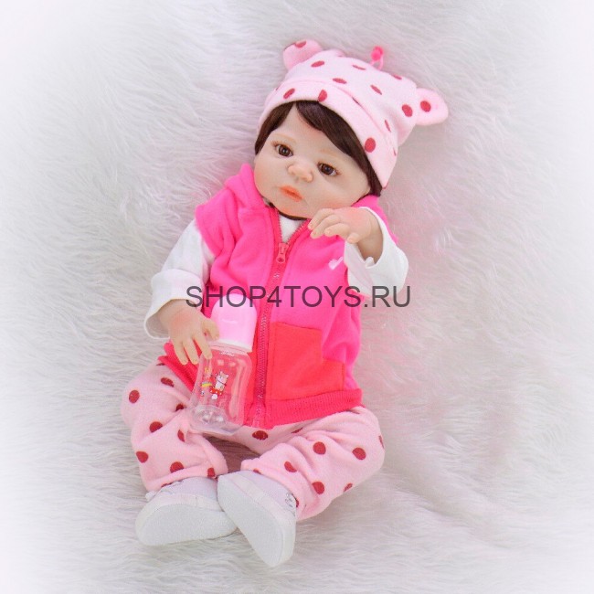 Реборн девочка с силиконовым телом Софи