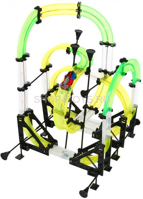 Гоночный трек AutoFlier (29 деталей, 4.4 м, 1 машинка, 1 пульт) - AF667 Гоночный трек AutoFlier (29 деталей, 4.4 м, 1 машинка, 1 пульт) - AF667