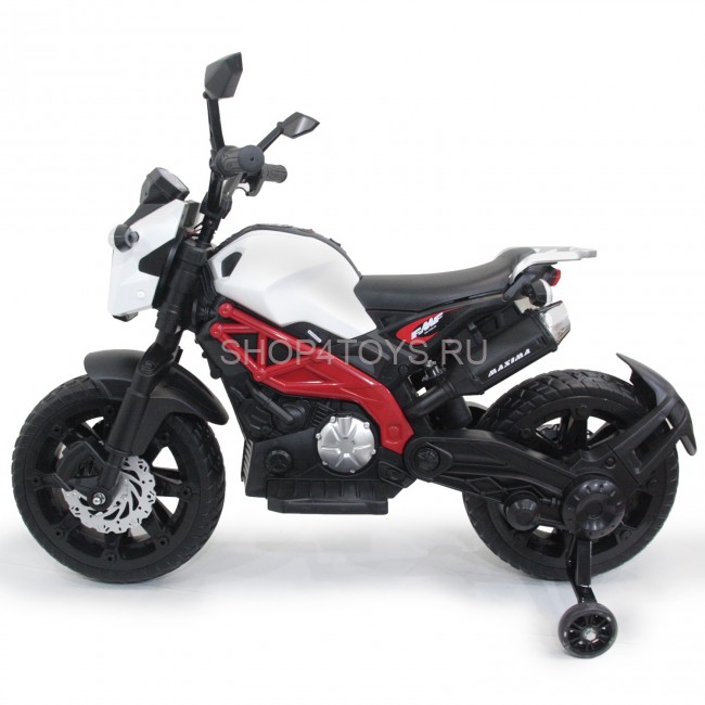 Детский электромотоцикл Harley Davidson - DLS01-WHITE-RED Детский электромотоцикл Harley Davidson - DLS01-WHITE-RED