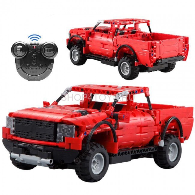 Радиоуправляемый конструктор CADA deTech красный пикап (549 деталей) - C51005W Радиоуправляемый конструктор CADA deTech красный пикап (549 деталей) - C51005W