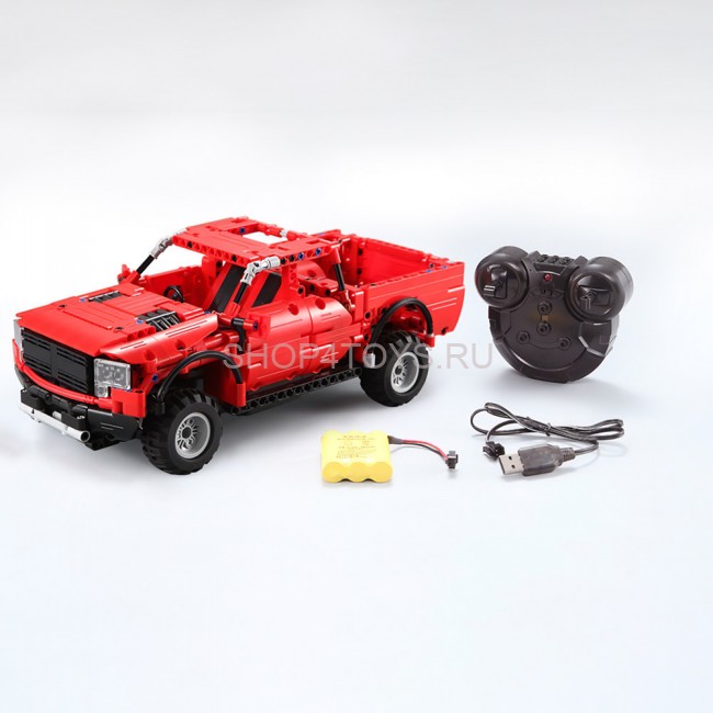 Радиоуправляемый конструктор CADA deTech красный пикап (549 деталей) - C51005W Радиоуправляемый конструктор CADA deTech красный пикап (549 деталей) - C51005W