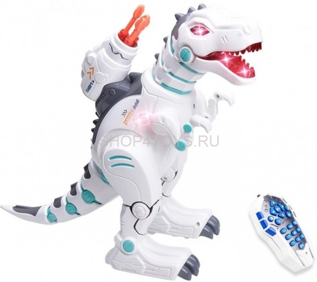 Радиоуправляемый интерактивный динозавр, стреляет ракетами + дышит паром - ZYB-B2981 Радиоуправляемый интерактивный динозавр, стреляет ракетами + дышит паром - ZYB-B2981