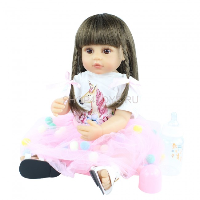 Реборн с силиконовым телом девочка Катарина