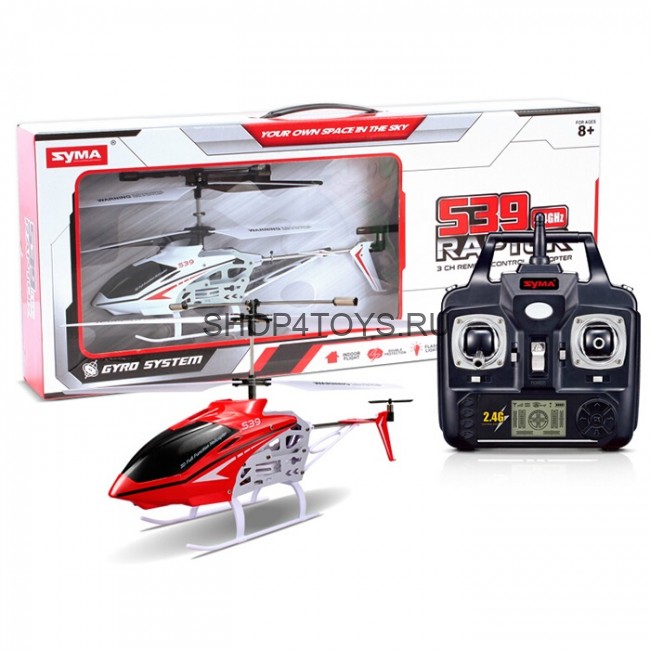 Радиоуправляемый вертолет с гироскопом Syma S39 2.4G - S39 Радиоуправляемый вертолет с гироскопом Syma S39 2.4G - S39