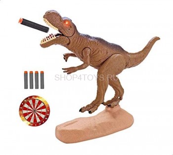 Интерактивный динозавр Тираннозавр T-REX (свет, звук, стреляет пульками) - RS6185 Интерактивный динозавр Тираннозавр T-REX (свет, звук, стреляет пульками) - RS6185
