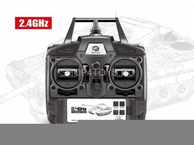 Радиоуправляемый танк Heng Long T-34 MS version V7.0 масштаб 1:16 2.4G - 3909-1-UpgA-V7