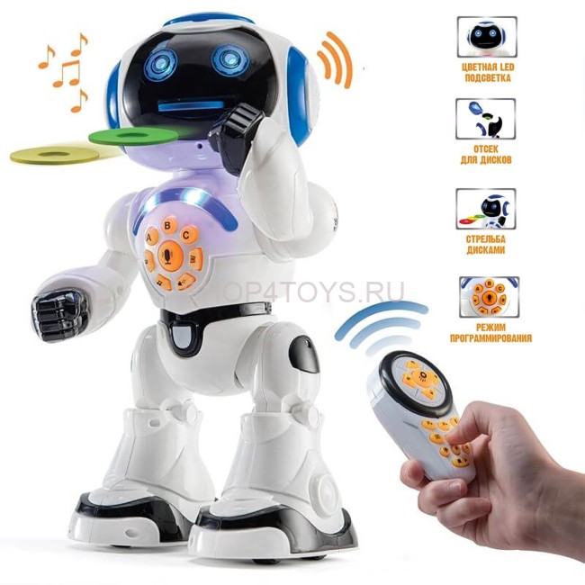 Интерактивный робот Шунтик (пульт, стреляет, русский язык) - RWG400 Интерактивный робот Шунтик (пульт, стреляет, русский язык) - RWG400