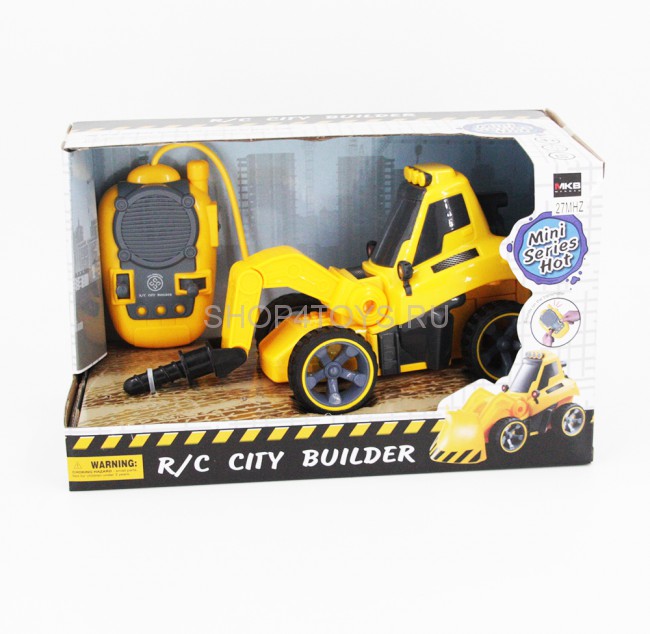 Радиоуправляемый трактор с буром для малышей 1:18 - 7777-10 Радиоуправляемый трактор с буром для малышей 1:18 - 7777-10