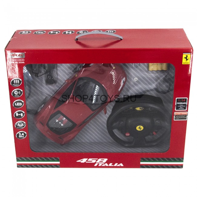 Радиоуправляемая машина Феррари  MJX Ferrari 458 Italia 1:14, гироруль 2.4G - 3534A