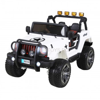 Радиоуправляемый белый джип Wrangler 2WD 2.4G - WXE1688-W Радиоуправляемый белый джип Wrangler 2WD 2.4G - WXE1688-W