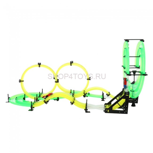 Гоночный трек AutoFlier (48 деталей, 8.6 м, 2 машинки, 2 пульта) - AF665 Гоночный трек AutoFlier (48 деталей, 8.6 м, 2 машинки, 2 пульта) - AF665