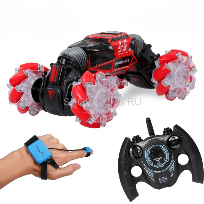 Радиоуправляемый внедорожник Твистер (часы + пульт) 1:16 - UD2196A-RED Радиоуправляемый внедорожник Твистер (часы + пульт) 1:16 - UD2196A-RED