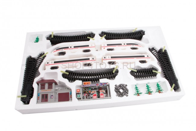 Железная дорога EUROEXPRESS, длина полотна 325см - 1602A Железная дорога EUROEXPRESS, длина полотна 325см - 1602A