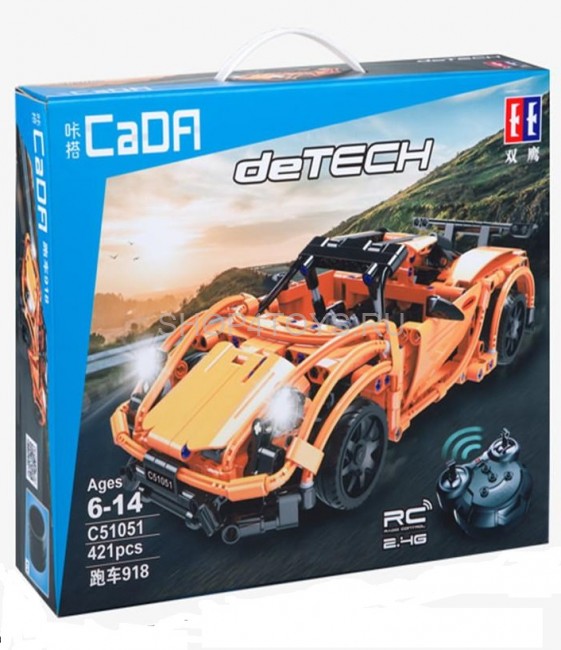 Радиоуправляемый конструктор CaDA deTech Порше 918 (421 деталь) - C51051W Радиоуправляемый конструктор CaDA deTech Порше 918 (421 деталь) - C51051W