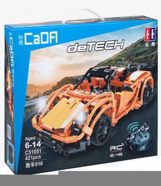 Радиоуправляемый конструктор CaDA deTech Порше 918 (421 деталь) - C51051W Радиоуправляемый конструктор CaDA deTech Порше 918 (421 деталь) - C51051W