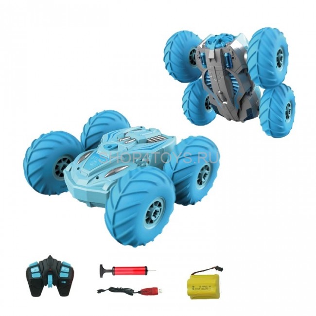 Радиоуправляемый перевертыш амфибия CRAZON (надувные колеса, насос) - 19SL02B