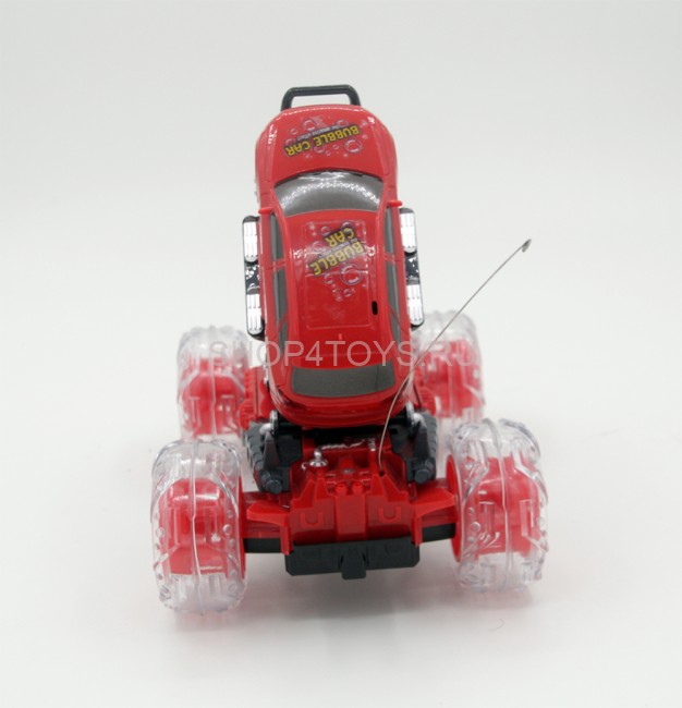 Радиоуправляемая машина-перевертыш Bubble Car красная - 333-PP02