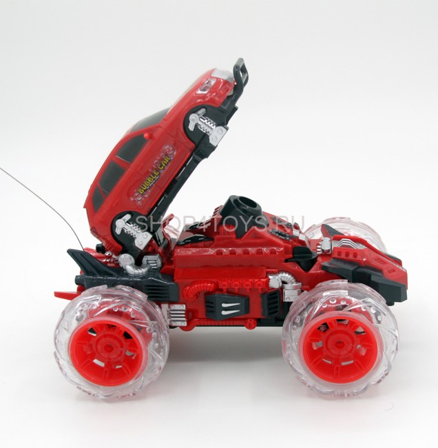 Радиоуправляемая машина-перевертыш Bubble Car красная - 333-PP02
