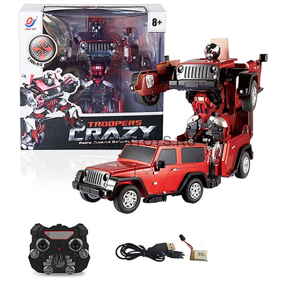 Радиоуправляемый робот-трансформер JQ Troopers Crazy - TT665 Радиоуправляемый робот-трансформер JQ Troopers Crazy - TT665