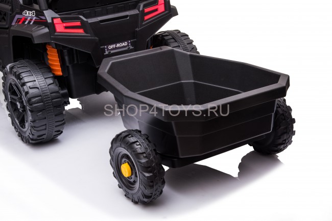 Детский электромобиль багги с прицепом (черный, 12В, 2WD, EVA, пульт) - BDM0929-BLACK-TRAILER Детский электромобиль багги с прицепом (черный, 12В, 2WD, EVA, пульт) - BDM0929-BLACK-TRAILER