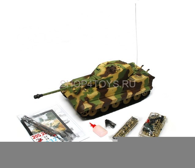 Радиоуправляемый танк Heng Long King Tiger MS version V7.0 масштаб 1:16 2.4G - 3888A-1-UpgA-V7 Радиоуправляемый танк Heng Long King Tiger MS version V7.0 масштаб 1:16 2.4G - 3888A-1-UpgA-V7