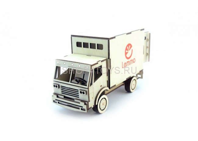 Конструктор 3D деревянный подвижный Lemmo Грузовик Фургон - ГР-2 Конструктор 3D деревянный подвижный Lemmo Грузовик Фургон - ГР-2