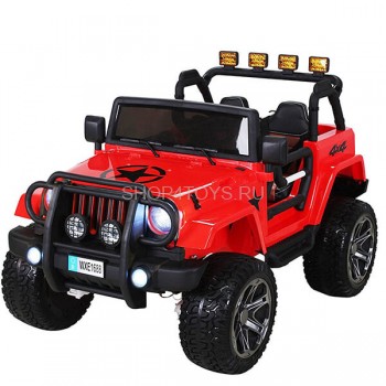 Радиоуправляемый красный джип Wrangler 2WD 2.4G - WXE1688 Радиоуправляемый красный джип Wrangler 2WD 2.4G - WXE1688