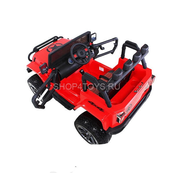 Радиоуправляемый красный джип Wrangler 2WD 2.4G - WXE1688