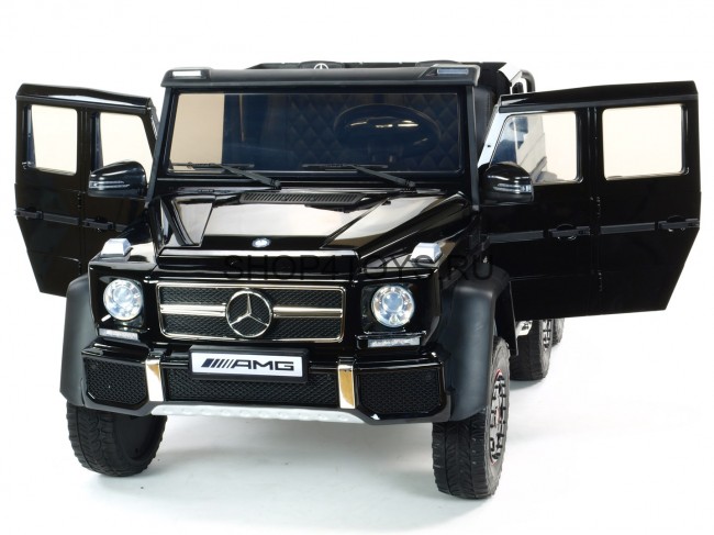 Двухместный электромобиль Mercedes Benz G63 6x6 4WD - ABL1801-BLACK-PAINT Двухместный электромобиль Mercedes Benz G63 6x6 4WD - ABL1801-BLACK-PAINT