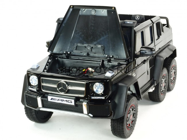 Двухместный электромобиль Mercedes Benz G63 6x6 4WD - ABL1801-BLACK-PAINT Двухместный электромобиль Mercedes Benz G63 6x6 4WD - ABL1801-BLACK-PAINT