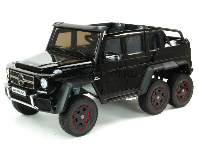 Двухместный электромобиль Mercedes Benz G63 6x6 4WD - ABL1801-BLACK-PAINT Двухместный электромобиль Mercedes Benz G63 6x6 4WD - ABL1801-BLACK-PAINT