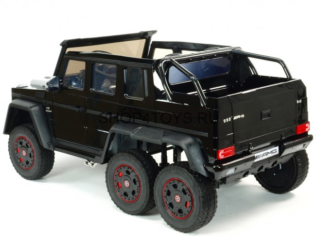 Двухместный электромобиль Mercedes Benz G63 6x6 4WD - ABL1801-BLACK-PAINT Двухместный электромобиль Mercedes Benz G63 6x6 4WD - ABL1801-BLACK-PAINT