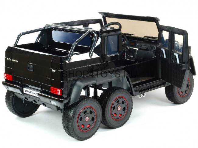 Двухместный электромобиль Mercedes Benz G63 6x6 4WD - ABL1801-BLACK-PAINT Двухместный электромобиль Mercedes Benz G63 6x6 4WD - ABL1801-BLACK-PAINT