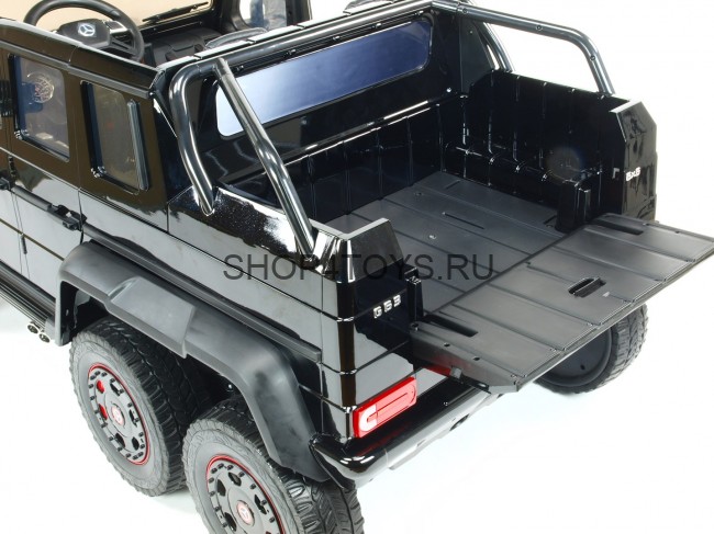 Двухместный электромобиль Mercedes Benz G63 6x6 4WD - ABL1801-BLACK-PAINT Двухместный электромобиль Mercedes Benz G63 6x6 4WD - ABL1801-BLACK-PAINT