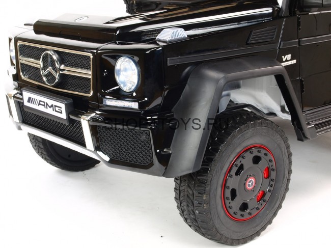 Двухместный электромобиль Mercedes Benz G63 6x6 4WD - ABL1801-BLACK-PAINT Двухместный электромобиль Mercedes Benz G63 6x6 4WD - ABL1801-BLACK-PAINT