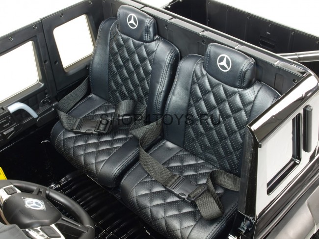 Двухместный электромобиль Mercedes Benz G63 6x6 4WD - ABL1801-BLACK-PAINT Двухместный электромобиль Mercedes Benz G63 6x6 4WD - ABL1801-BLACK-PAINT
