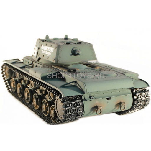 Радиоуправляемый танк Heng Long Russia КВ-1 1:16 (ИК+Пневмо) 2.4G - 3878-1 V6.0