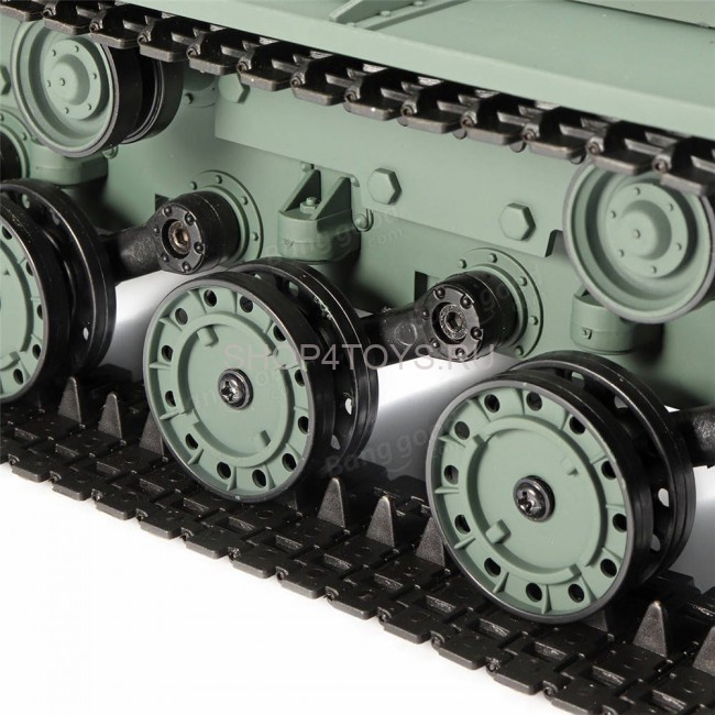 Радиоуправляемый танк Heng Long Russia КВ-1 1:16 (ИК+Пневмо) 2.4G - 3878-1 V6.0