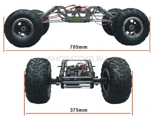 Радиоуправляемый краулер HSP Electric Longer Crawler Truck 4WD 1:8 - 94880L - 2.4G Радиоуправляемый краулер HSP Electric Longer Crawler Truck 4WD 1:8 - 94880L - 2.4G