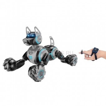 Робот собака-перевертыш Dog с пультом в виде наручных часов - 666-800А Робот собака-перевертыш Dog с пультом в виде наручных часов - 666-800А
