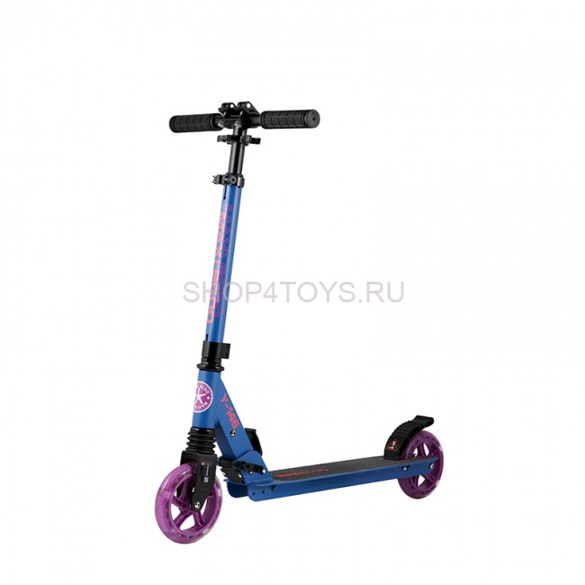 Самокат Двухколесный Складной, Синий - MSC-Y145-B Самокат Двухколесный Складной, Синий - MSC-Y145-B