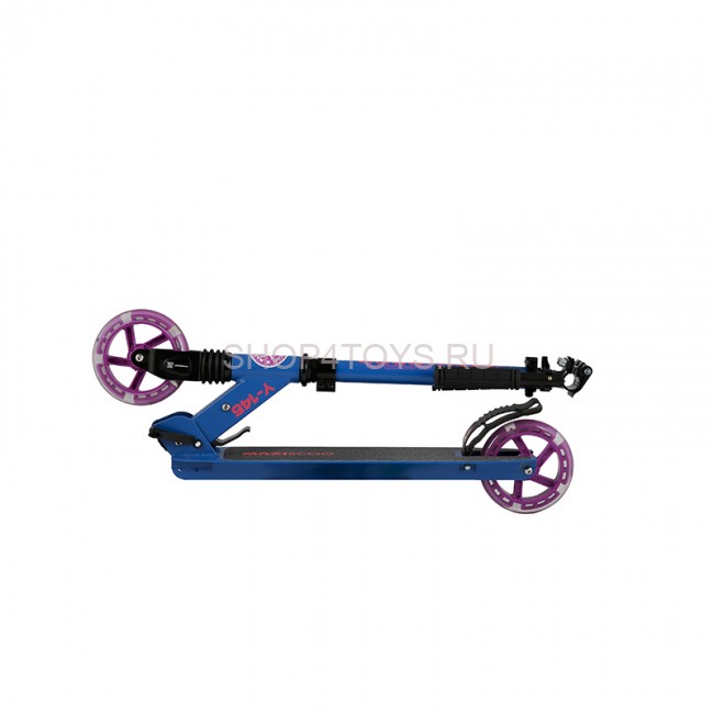 Самокат Двухколесный Складной, Синий - MSC-Y145-B Самокат Двухколесный Складной, Синий - MSC-Y145-B