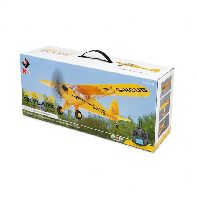 Радиоуправляемый самолет XK A160 J3 SKYLARK RC RTF 2.4G - XK-A160 Радиоуправляемый самолет XK A160 J3 SKYLARK RC RTF 2.4G - XK-A160