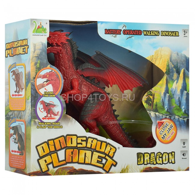 Интерактивный красный дракон (свет, звук, ходит) - RS6153 Интерактивный красный дракон (свет, звук, ходит) - RS6153