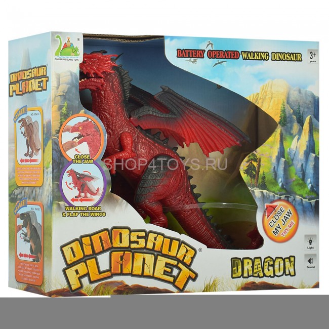 Интерактивный красный дракон (свет, звук, ходит) - RS6153 Интерактивный красный дракон (свет, звук, ходит) - RS6153